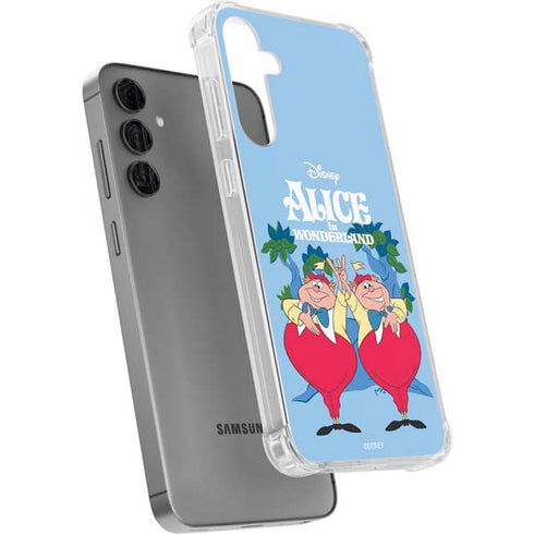 Disney Alice in Wonderland Tweedle Dee and Tweedle Dum Galaxy S24 Plus Clear Case
